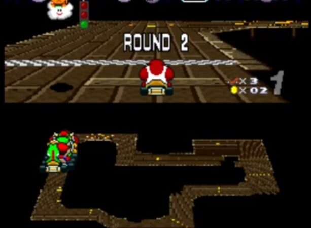 Super Mario Kart – 50cc – Flower Cup Race – Race 2