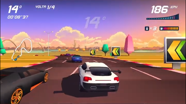 Horizon Chase Turbo – World Tour – Brasil – Brasília – Céu Azul