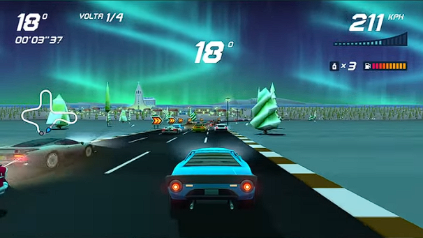 Horizon Chase Turbo – World Tour – Islândia – Reykjavic -Claro Como A Noite