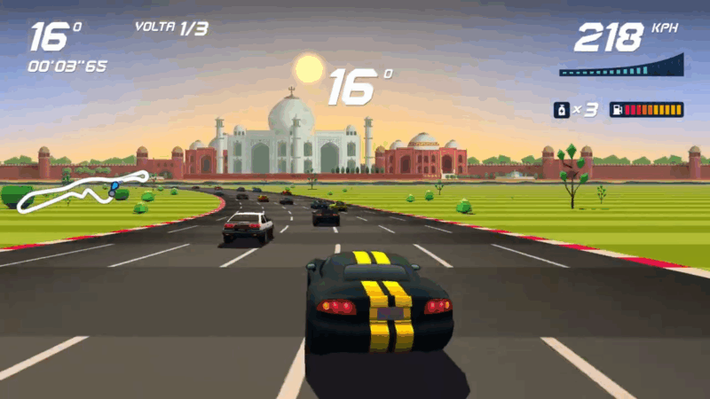 Horizon Chase Turbo – World Tour – Índia – Taj Mahal – Crepúsculo Real