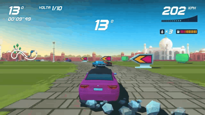 Horizon Chase Turbo – World Tour – Índia – Taj Mahal – Ciclos