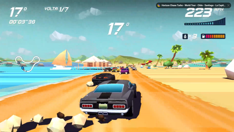 Horizon Chase Turbo – World Tour – Austrália – Polinésia Francesa – Praia