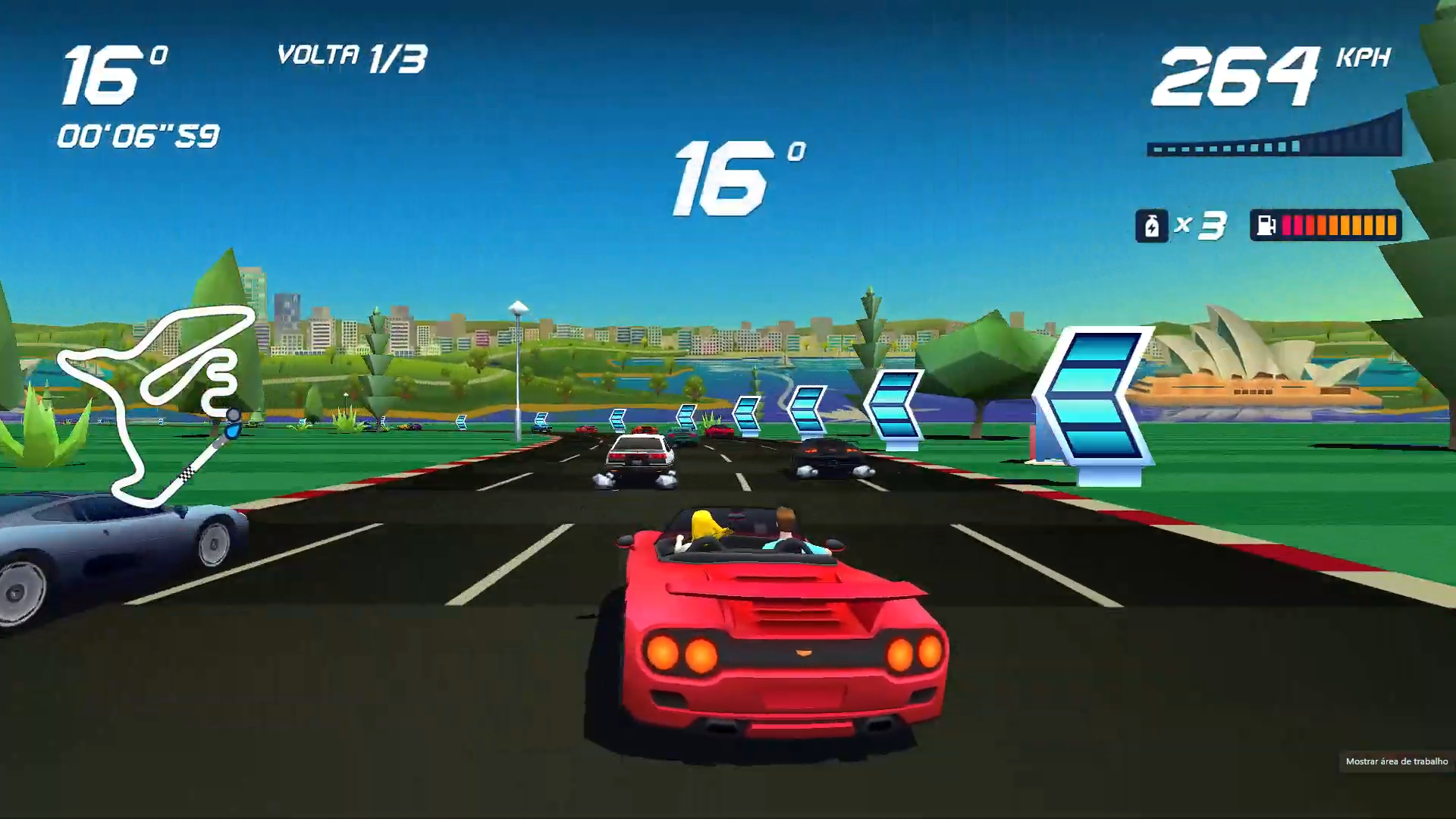 Horizon Chase Turbo – World Tour – Austrália – Sydney – Luzes da Cidade