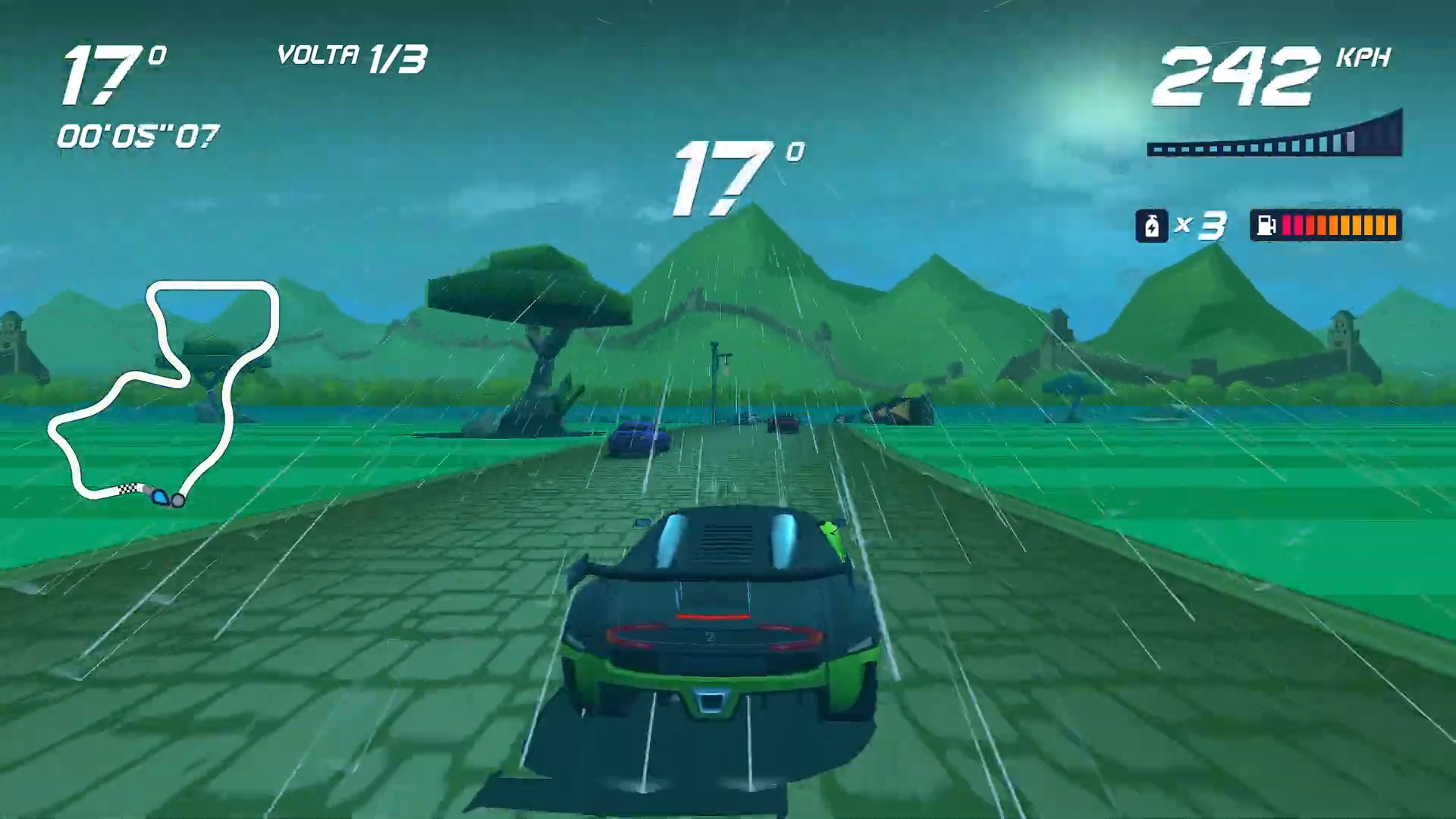 Horizon Chase Turbo – World Tour – China – Muralha da China – Linha de Defesa