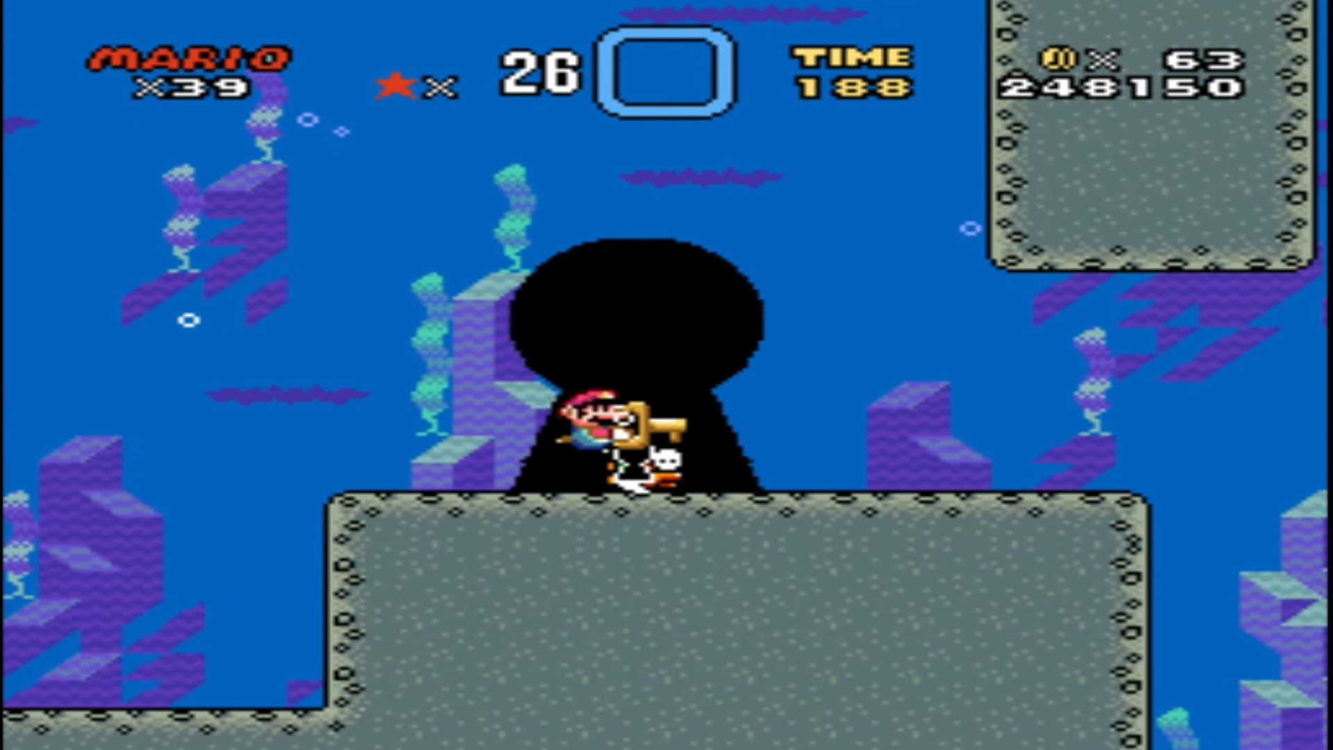 Super Mario World – Donut Secret 1 – Área Secreta