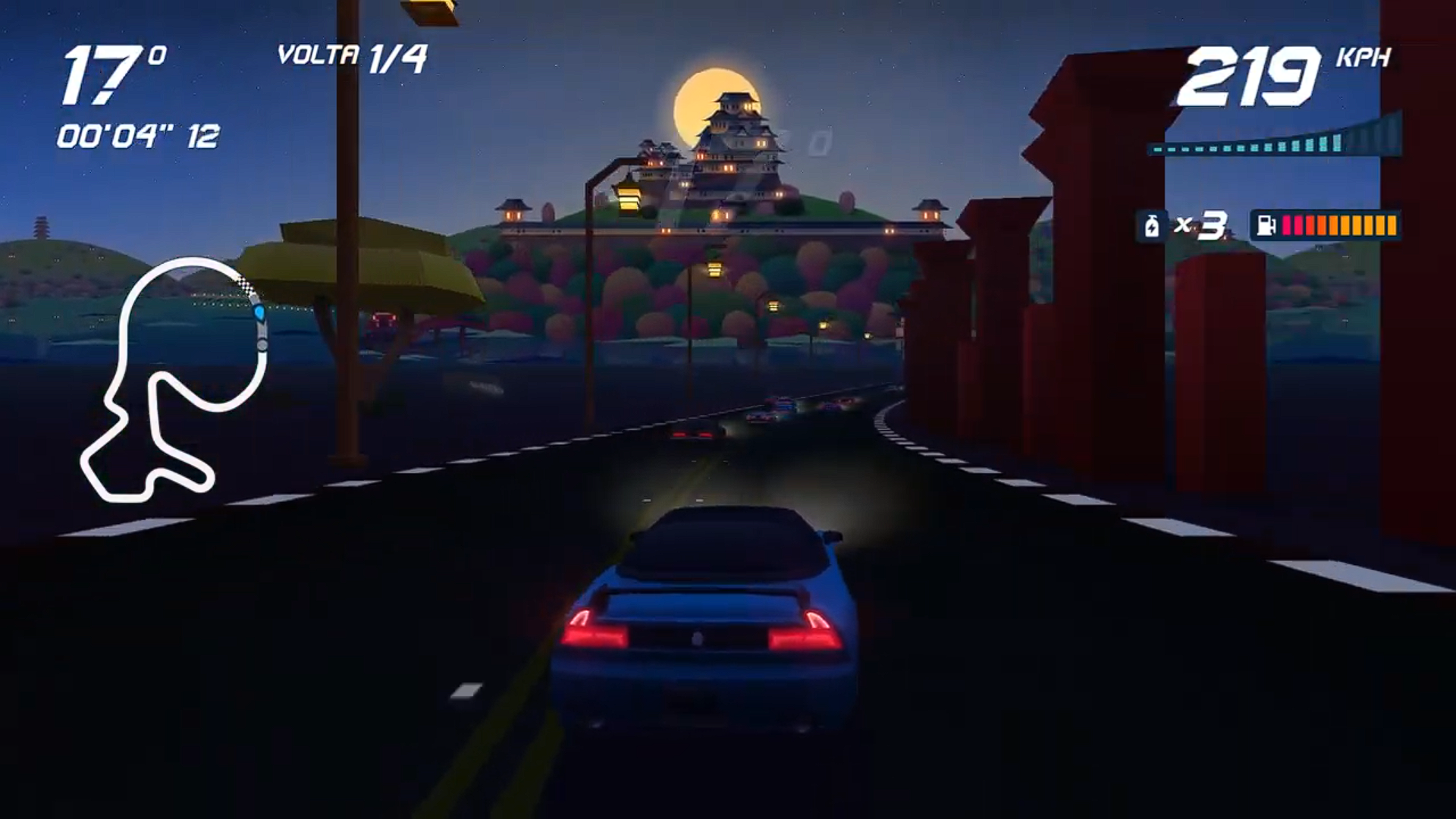 Horizon Chase Turbo – World Tour – Japão – Quioto – Vermelho
