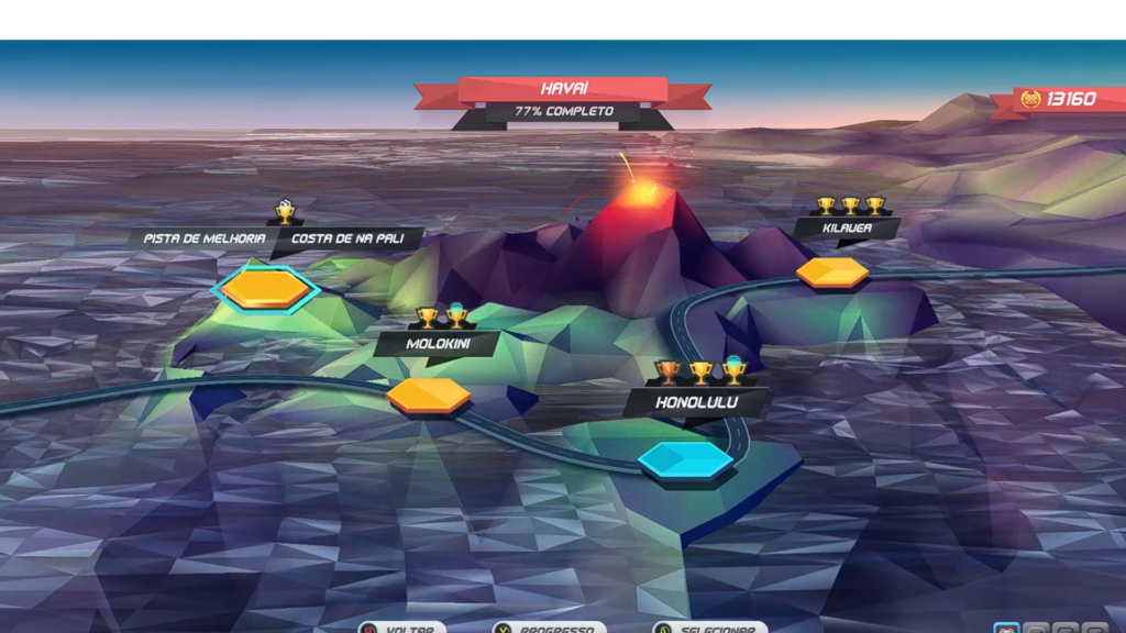 Horizon Chase Turbo - World Tour - Havaí - Costa de Na Pali - Paraíso
