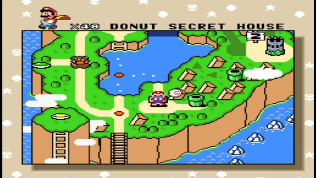 Super Mario World - Donut Secret House - Área Secreta